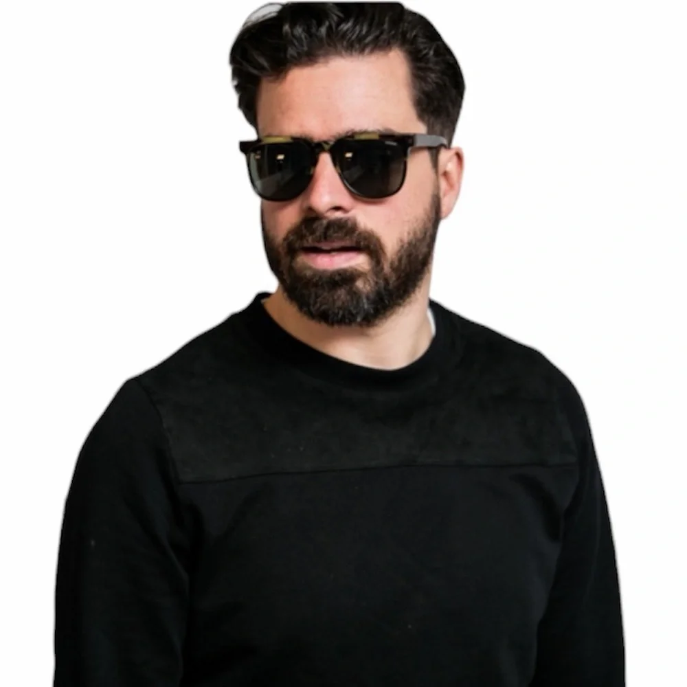 Komono Riviera Green Black Sunglasses NEW palms
